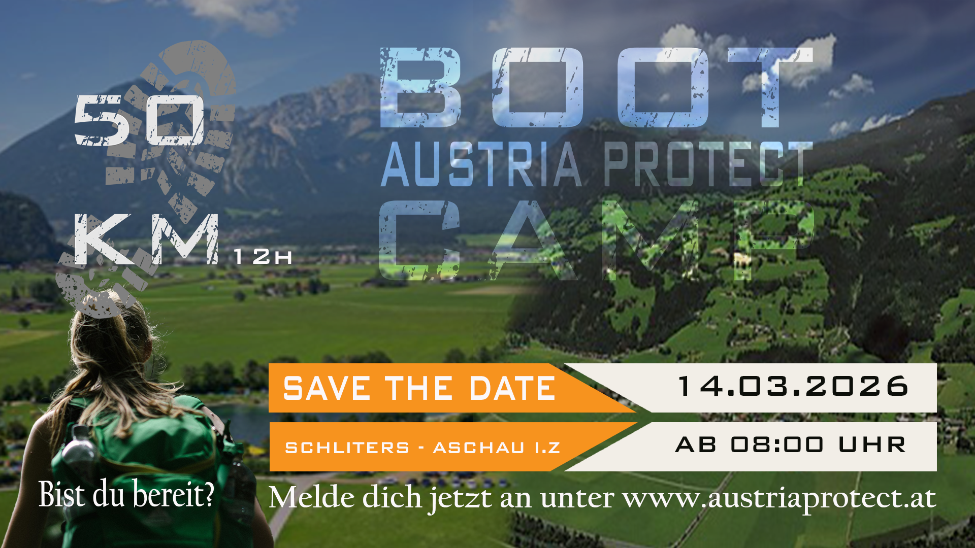 50 KM. 12 STUNDEN. EINE MISSION. 14.03.2026